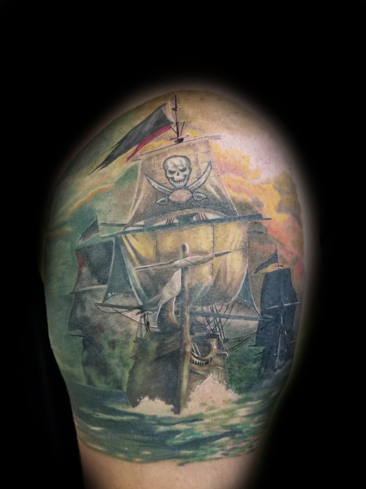 Tattoo uploaded by ashbysxbox • Tampa bay buccaneer ship • Tattoodo